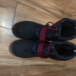 Black Snow Boots For Little Girls Size 11