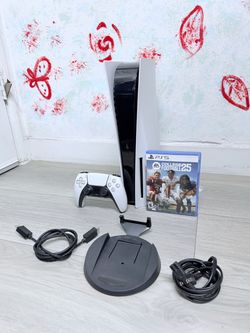 Sony Playstation 5 Disc Version - 825GB  , Bonus 1 Game ( Used Very New )