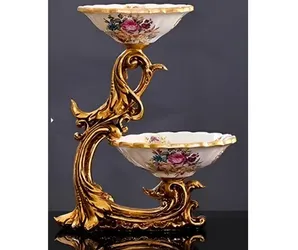 Tow-Tier porcelain Dessert Stand 🍰💐