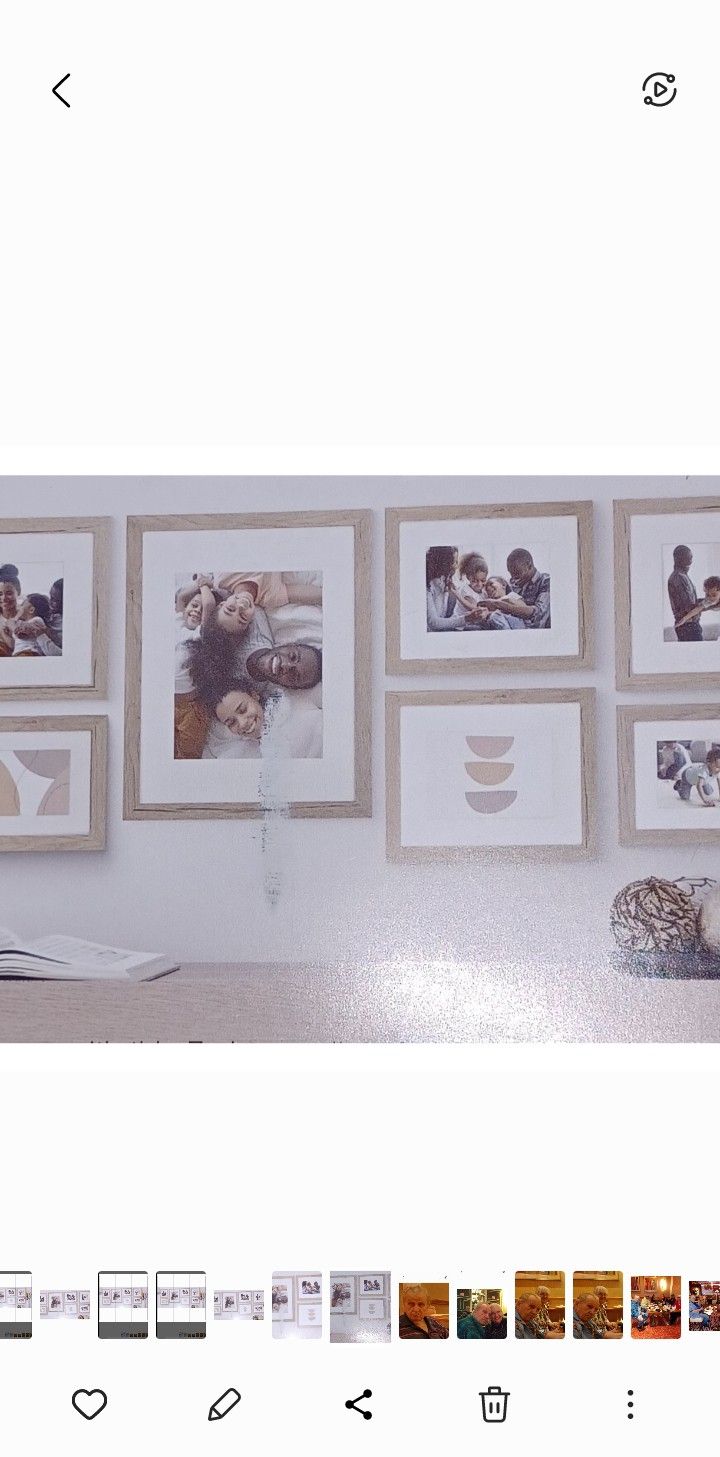 7 Piece Picture Frame Set 