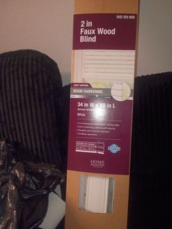 2 in faux wood blinds