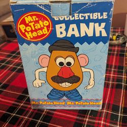 Super COOL Vintage MR POTATO HEAD COLLECTIBLE BANK NEE IN BOX MAKE OFFER