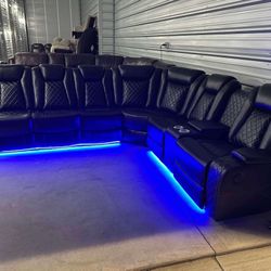 Brand New Power Reclining Sectional Couch