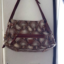 D&B Snakeskin Pattern Purse