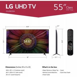 LG 55" 4K Smart TV w/ AI