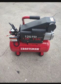 CRAFTSMEN 125 PSI 1HP 3 GALLON AIR COMPRESSOR