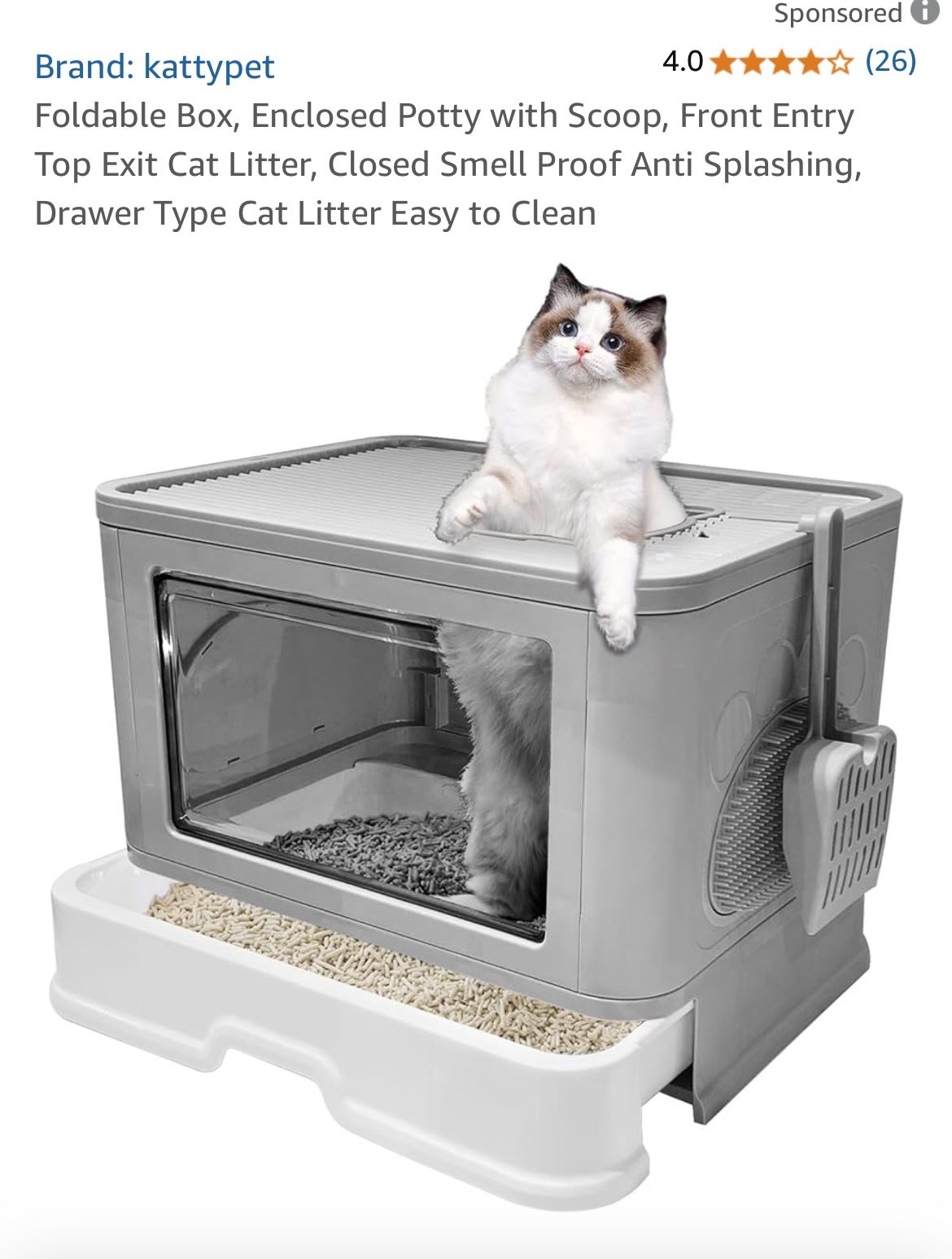New! Cat Litter Box