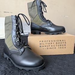 Vietnam Military Jungle Boots (Size 9M)