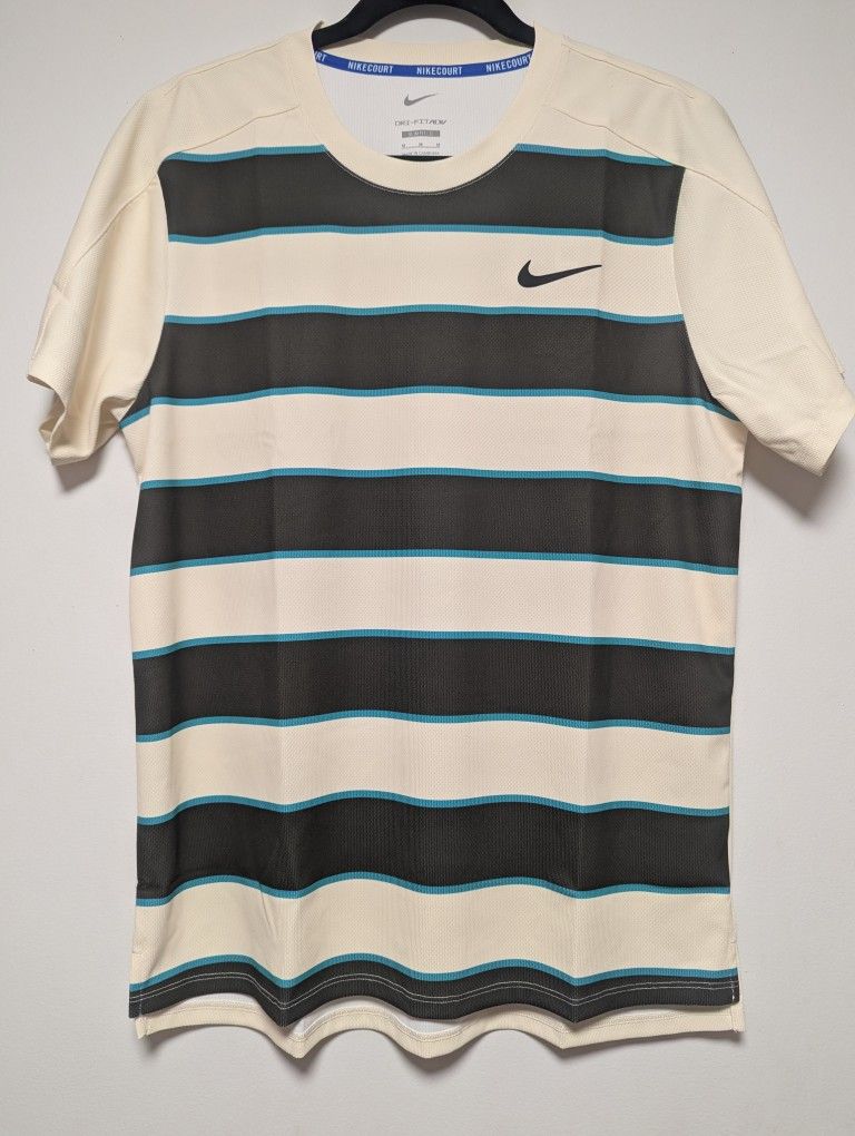 Nike Court Carlos Alcaraz 2025 Roland Garros French Tennis Shirt Men's Medium FZ6934-110