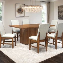 D2800 Dining Table+6 Chairs Set 💕🚛✅🔥📲👀😍