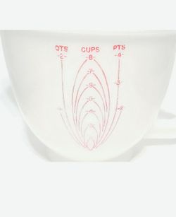 Vintage TUPPERWARE Mix-n-Store Measuring Bowl (No Lid)