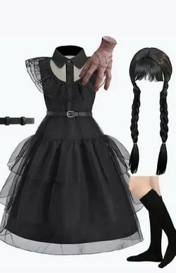 Wednesday dress and wig