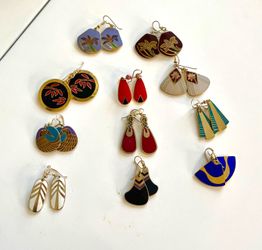 Bundle of Laurel Burch Collectors Earrings