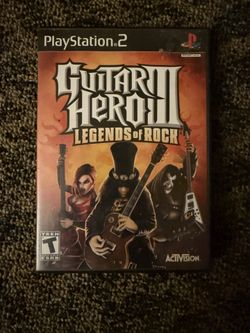 Guitar Hero 3 PlayStation 2 Video Game 