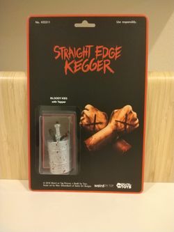 DEATH BY TOYS Straight Edge Kegger BLOODY KEG NIB