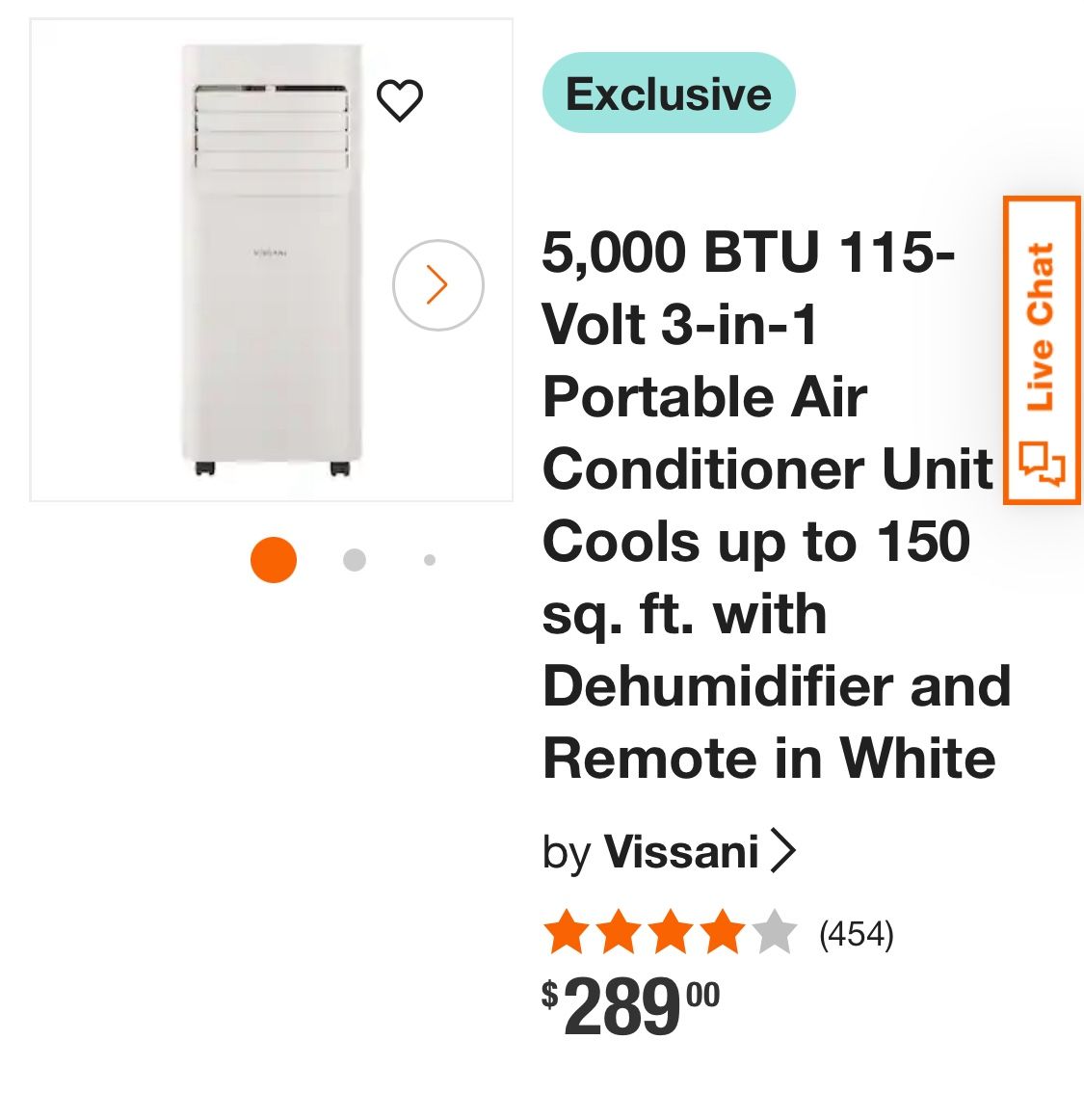 Aire Acondicionado Portatil 5000 Btu Visani