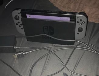 Nintendo Switch with Gray Joy-Cons and Dock & Charger