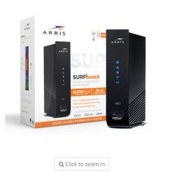 Arris SBG7400AC2
SURFboard® DOCSIS® 3.0 Cable Modem & Wi-Fi® Router