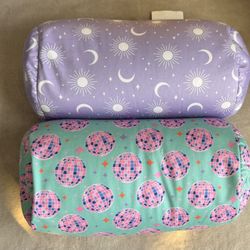 Beaded bolster pillows