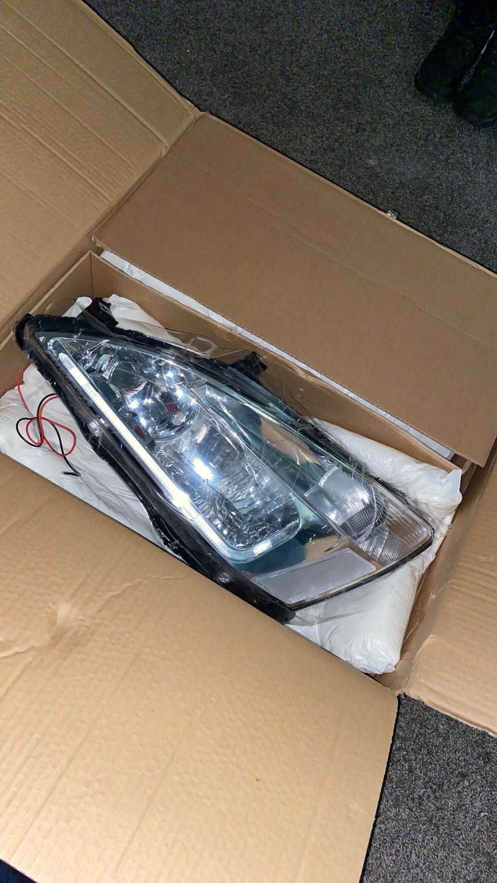 2003-2007 Honda Accord LED Chrome Housing Headlights 