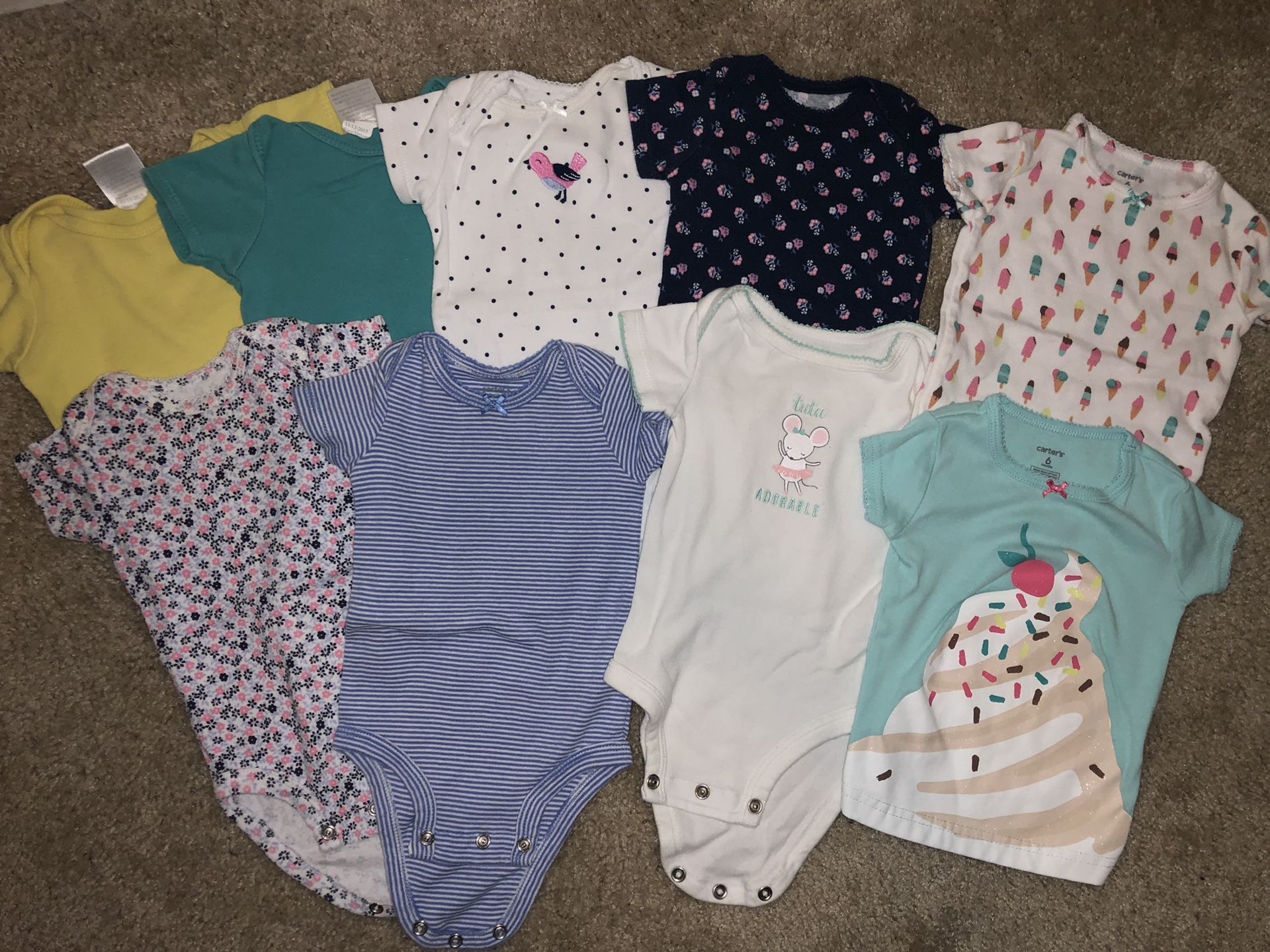 Baby girls mix clothes 3-9months