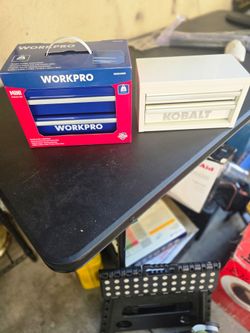 Workpro Mini Storage Box & Kobalt Mini Tool Chest