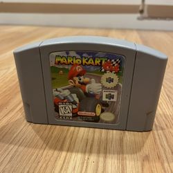 N64 Mario Kart game