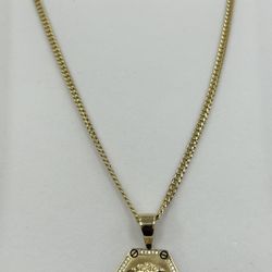 14kt CHAIN + PENDANT 