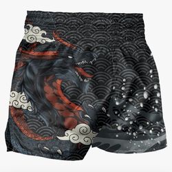 Muay Thai Shorts Size S Dragon Print