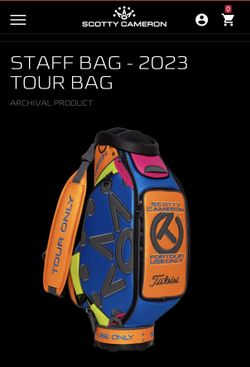 Scotty Cameron 2023 Hawaiian Open Tour Staff Bag