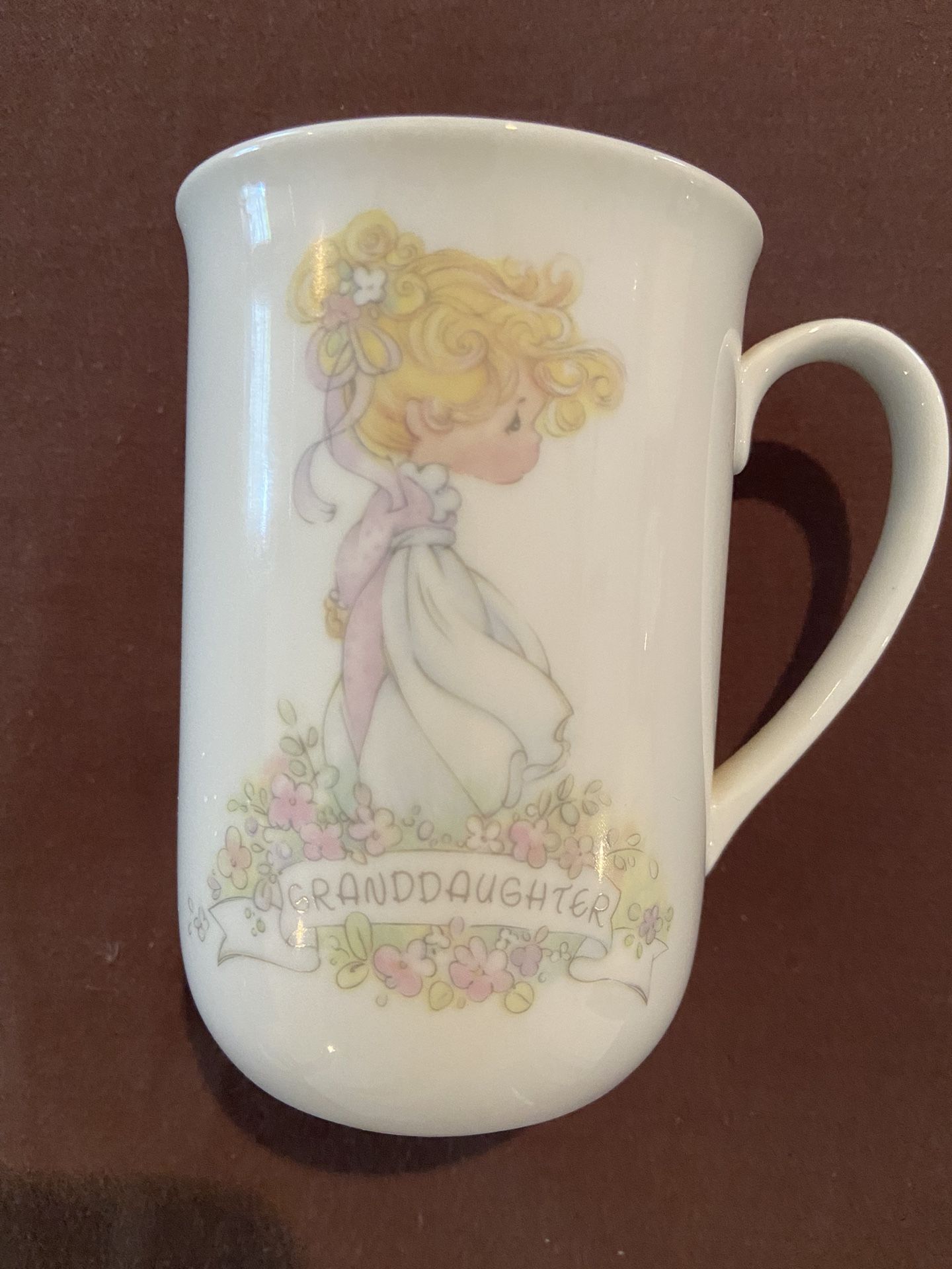 Vintage 1979 Precious Moments Granddaughter Collectible Coffee Mug
