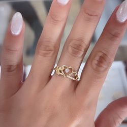 14k Gold Heart Ring
