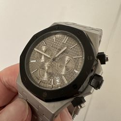 Chronograph Stainless Steel Watch 