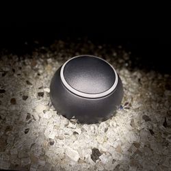 LED Wall Light Creative 360 Degree Rotation Adjustable Bedside Light Black