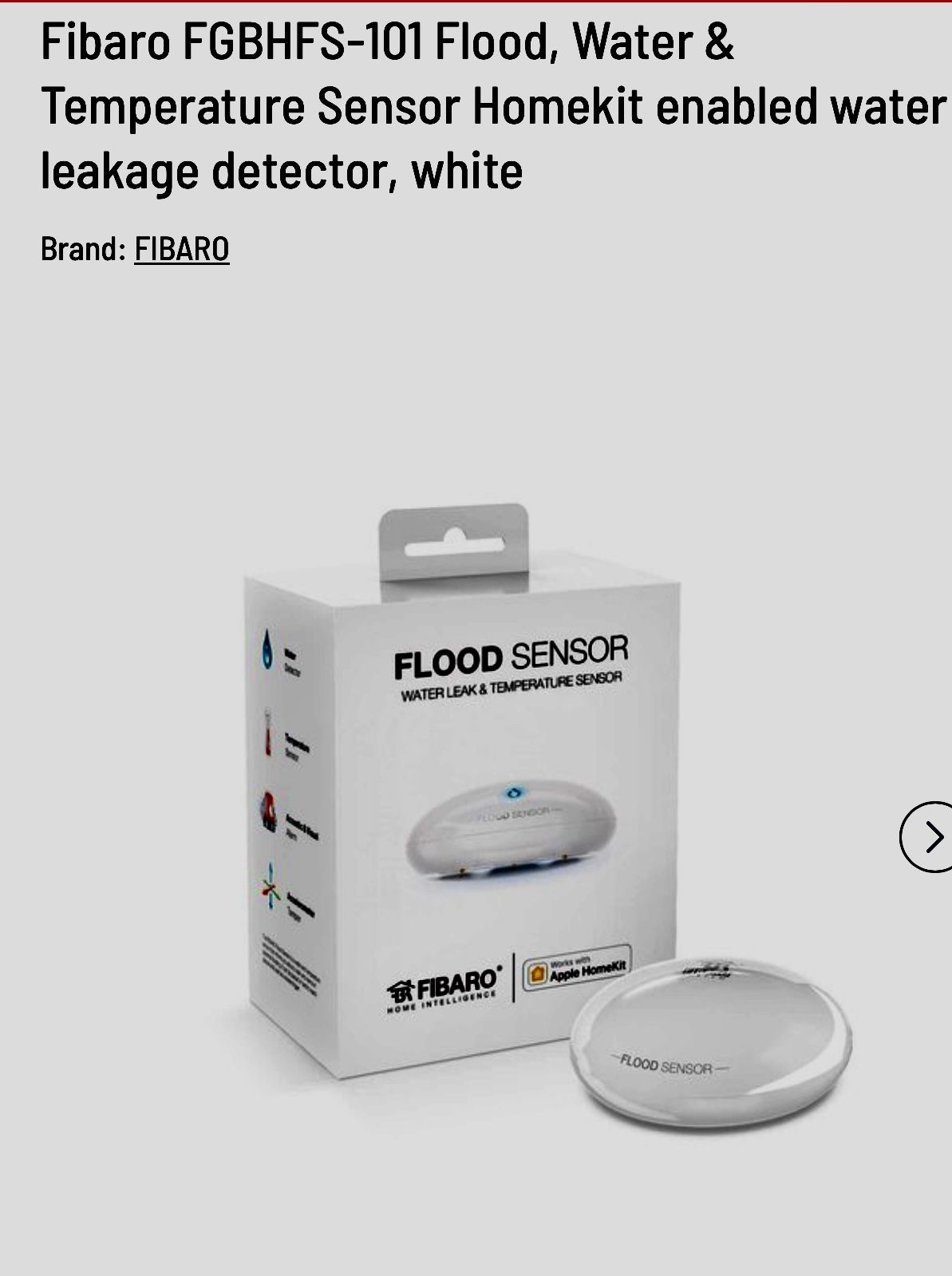 Fibaro Leak & Temperature Detector