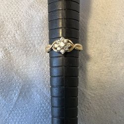 14k Diamonds Ring Size 6.5 (👉 Firm Price 👈)