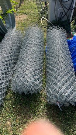 Chain link fence