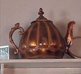 Antique Copper Kettle.