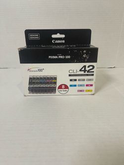 Canon 6384B007 Genuine CLI-42 Ink Cartridges Value 8 Pack set *SEALED*NEW*