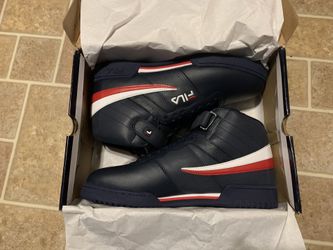 Men’s Fila F-13 Mid Sneaker Navy Blue 11.0
