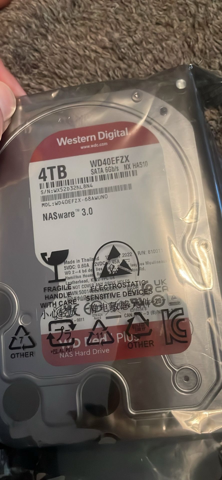 4TB INTERNAL HDD HARD DRIVE