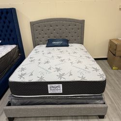 🔥 Queen Bundle Deal – Bed Frame + Mattress + Box Spring 🔥