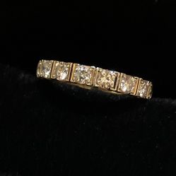 14k Gold Eternity Ring 