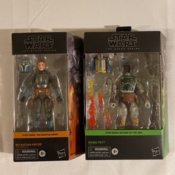 Bo-Katan And Boba Fett Return of the Jedi Star Wars black series