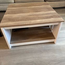 Rustic Wood Living Room Table