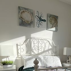 Ocean Series Of Three Paintings