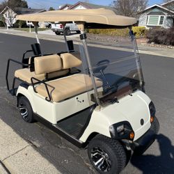 Yamaha G22E G-Max 4-Seater Golf Cart – New 51.2V Lithium Battery – Mint Condition