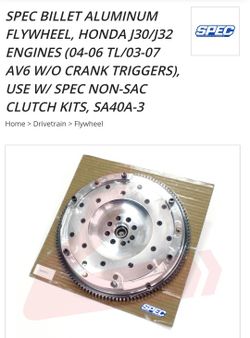 SPEC Billet Aluminum Flywheel, Honda J30/J32 Engines (04-06 TL/03-07 accord)