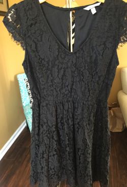 Black lace dress