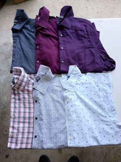 Lot of 6 Men's Dress Shirts